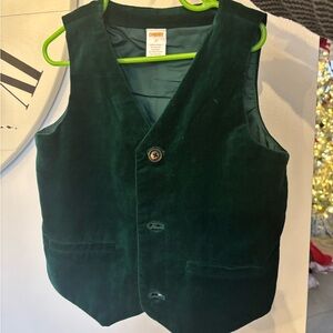 Gymboree Emerald Velvet Vest
